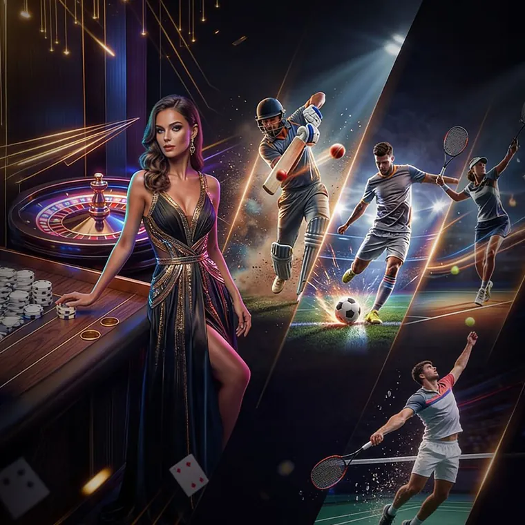 Illustration of a user logging into an online casino platform